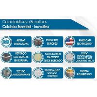 Colchão Casal Molas Ensacadas Masterpocket Essential Euro Pillow (138x188x30) - Inovaflex - 3