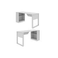 Mesa De Computador Me4182 C- Prateleira Branco - Tecno Mobili - 5