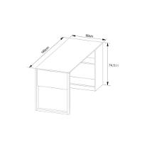 Mesa De Computador Me4182 C- Prateleira Branco - Tecno Mobili - 6