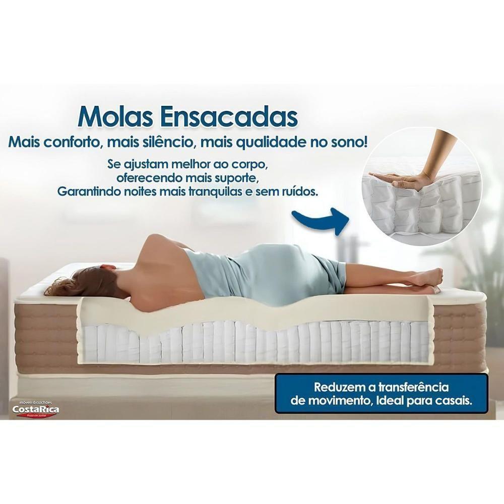 Colchão Solteiro Molas Ensacadas Superpocket Airtech Spring Ortopillow (88x188x35) - Ortobom - 7