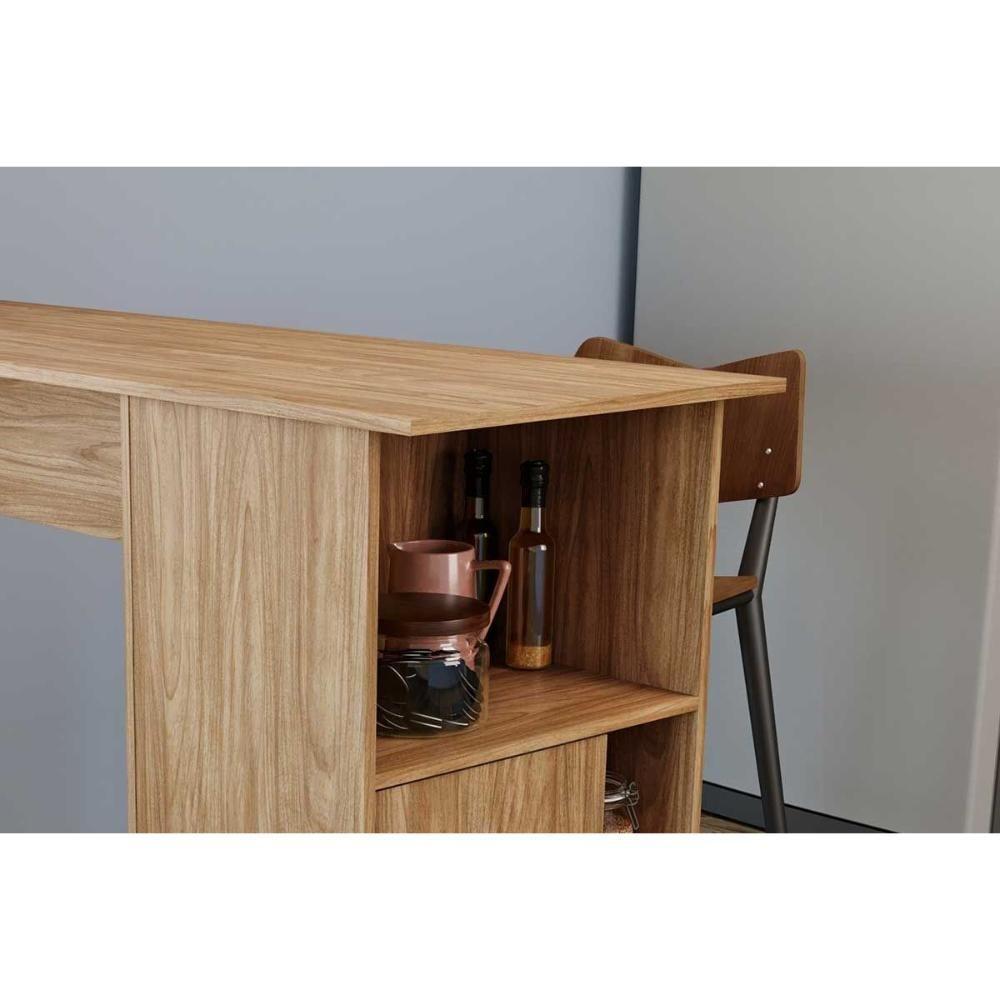 Bancada Ilha Cozinha Mb 1031 C- 1 Porta Mel - Movelbento - 3