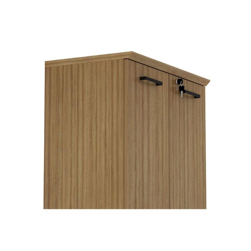 Armário De Escritório Me-4198 C- 2 Portas C- Chave Amêndoa - Tecno Mobili - 5