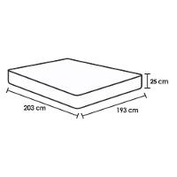 Colchão King Molas Ensacadas Masterpocket Concept Clean (193x203x25) - Plumatex - 2