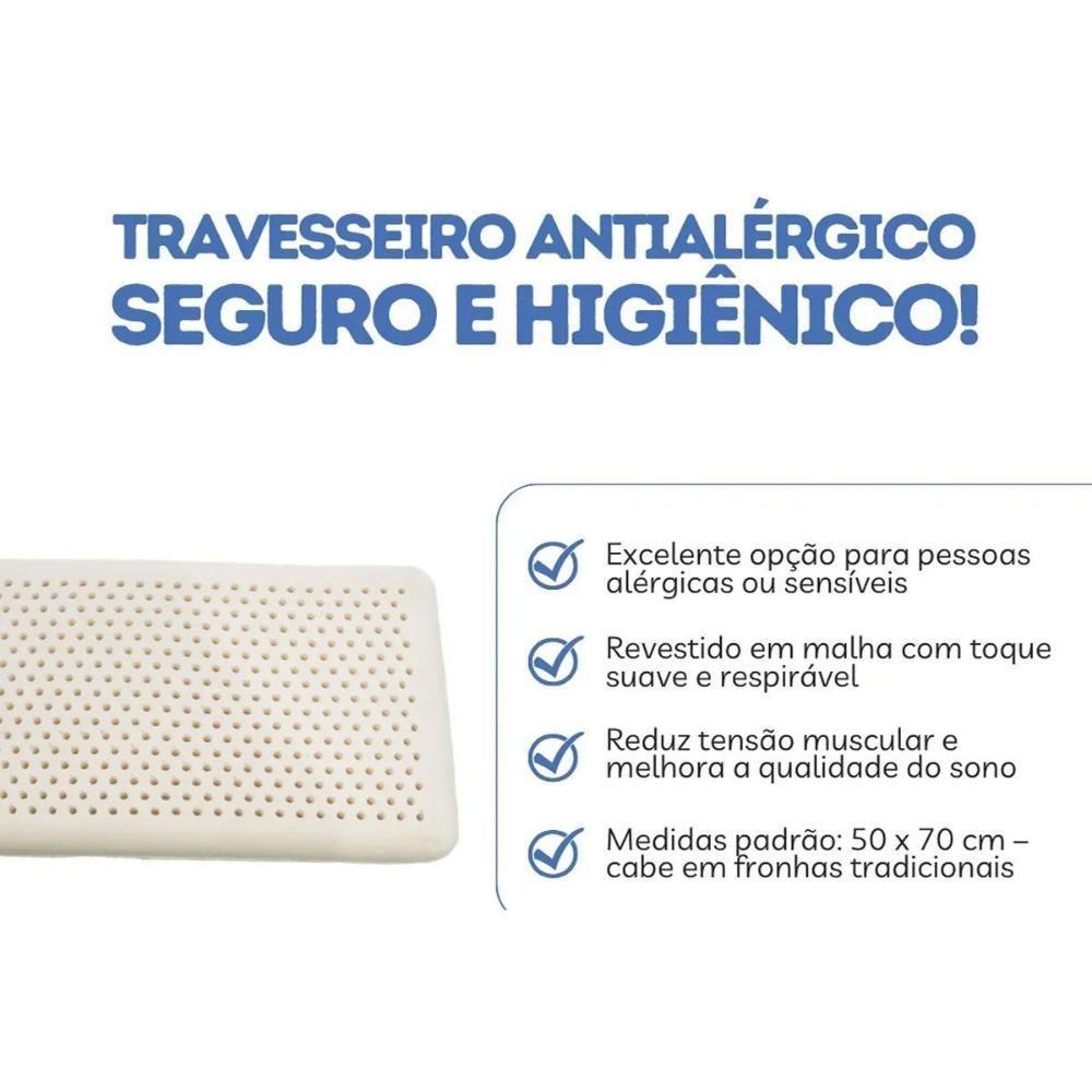 Travesseiro Látex Spazio Slim 38x58 - Ortobom - 5