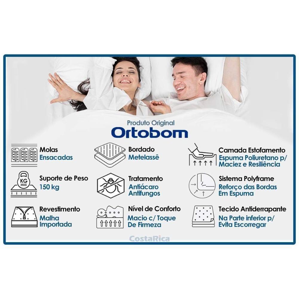 Colchão Queen Molas Ensacadas Superpocket Airtech Spring Ortopillow (158x198x35) - Ortobom - 3