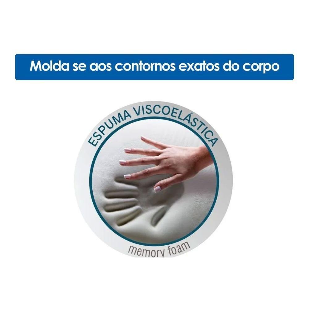 Travesseiro Viscoelástico Visco Sky Slim (38x58) - Ortobom - 5