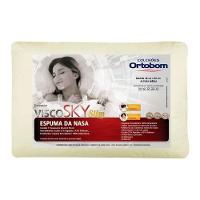Travesseiro Viscoelástico Visco Sky Slim (38x58) - Ortobom - 1