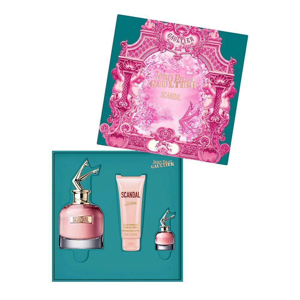Kit Jean Paul Gaultier Scandal Feminino Edp 80ml + 6ml + Loção 75ml - 4