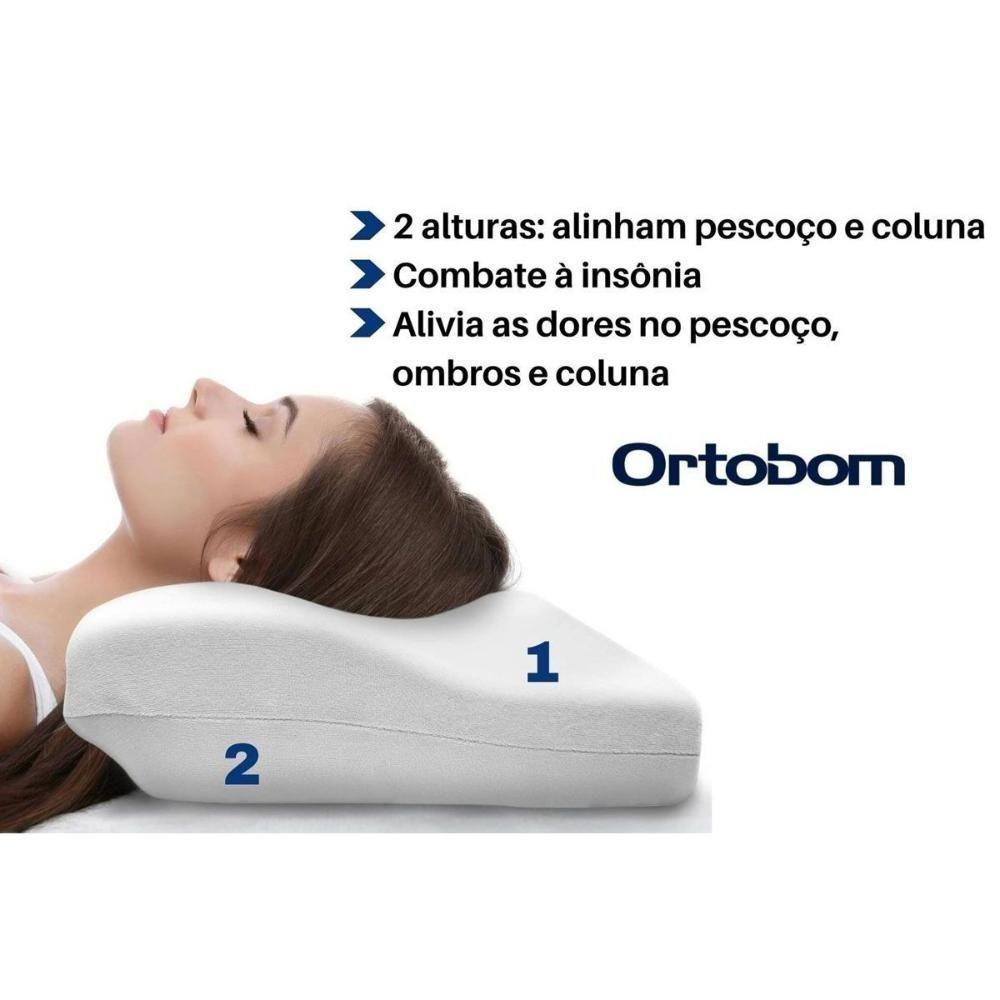Travesseiro Viscoelástico Conforto Anatômico (38x52) - Ortobom - 2