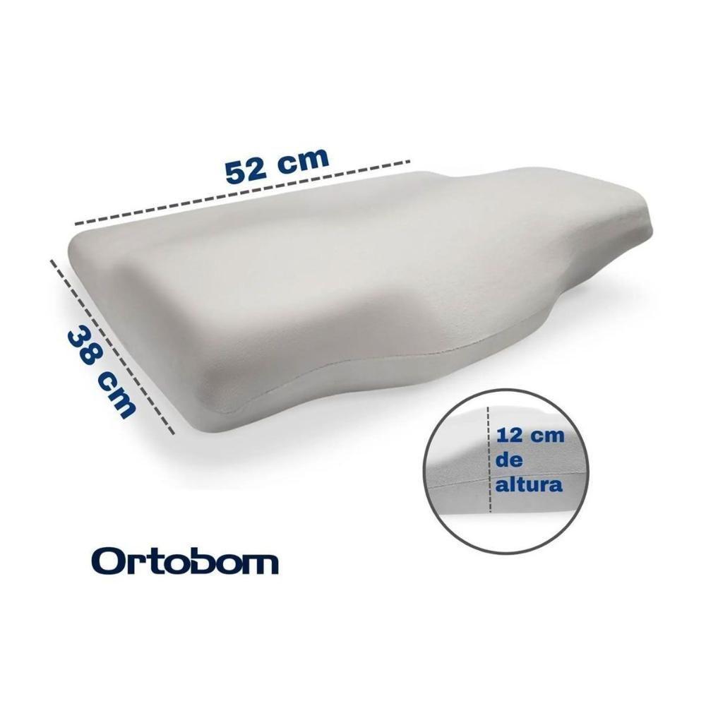 Travesseiro Viscoelástico Conforto Anatômico (38x52) - Ortobom - 4