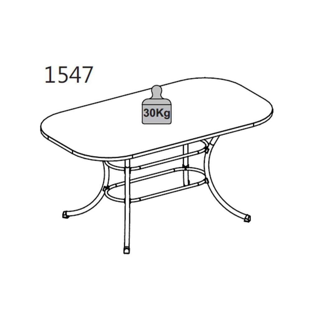 Sala De Jantar Completa 1547 C- Tampo Madeirado 136x80cm E 6 Cadeiras 1738 Preto - Carraro - 9