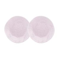 Conjunto 2 Pratos Fundos 22,5cm Ryo Pink Sand Porcelana Oxford - 1
