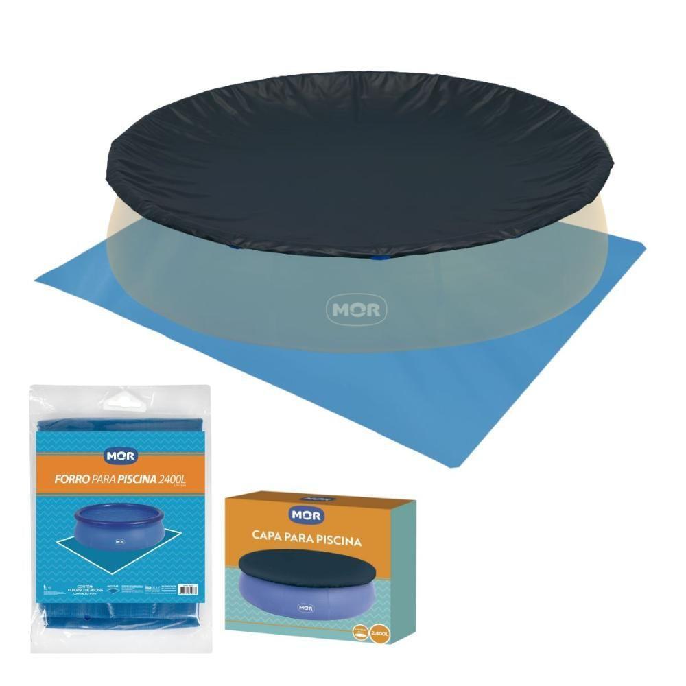 Capa E Forro Para Piscina 2400 Litros Mor - 2