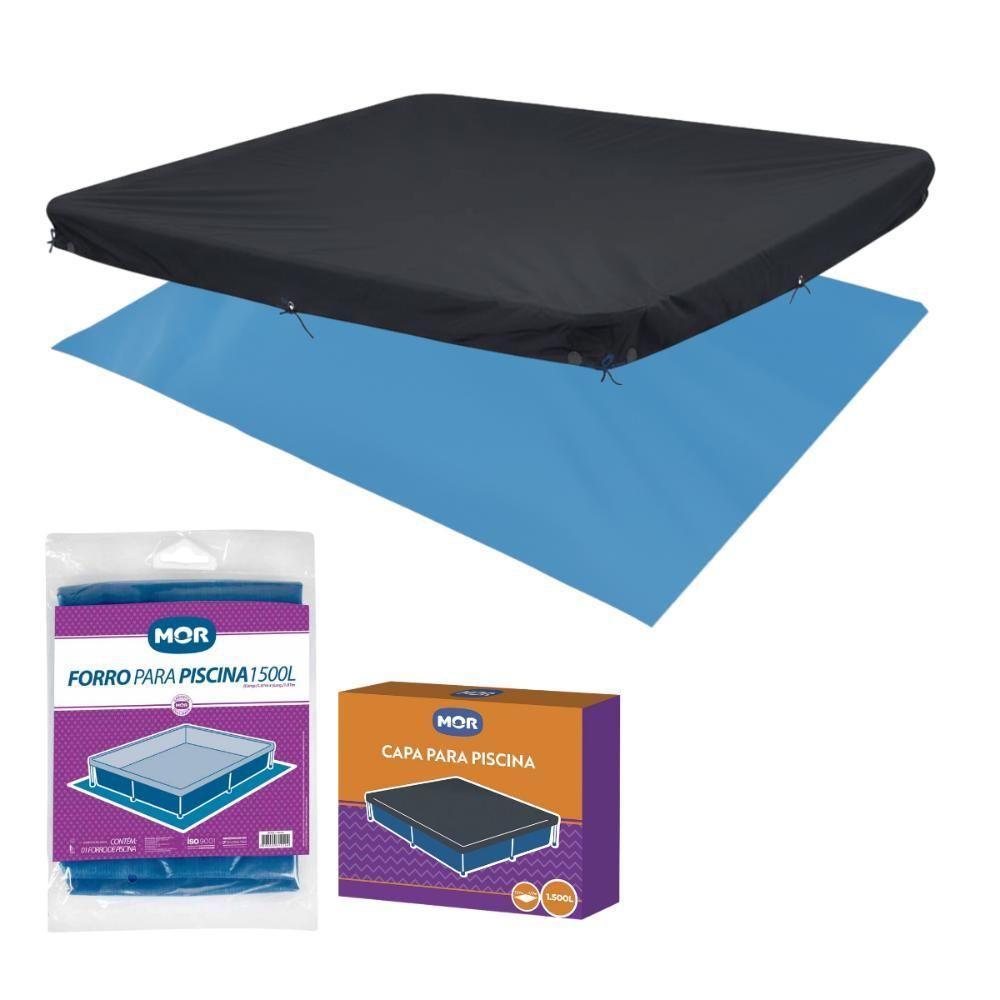 Capa E Forro Para Piscina 1500 E 2000 Litros Mor - 1