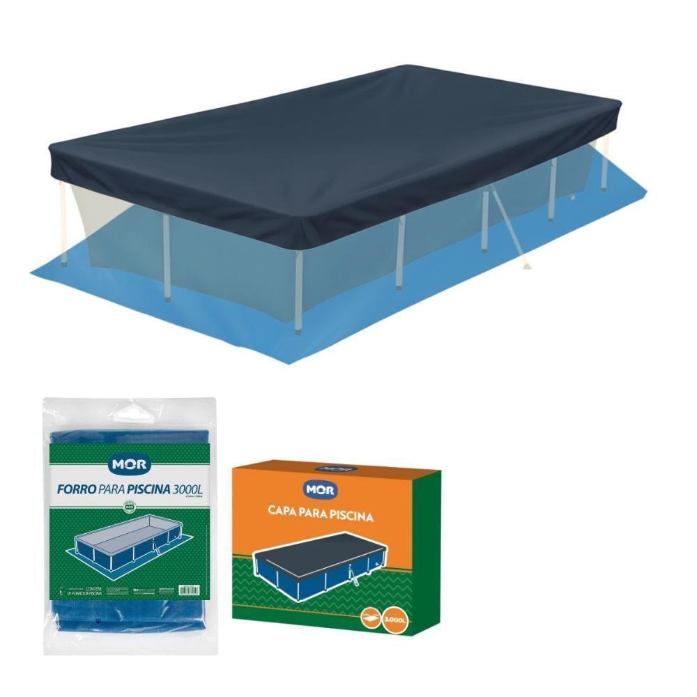 Capa E Forro Para Piscina 3000 Litros Mor - 2