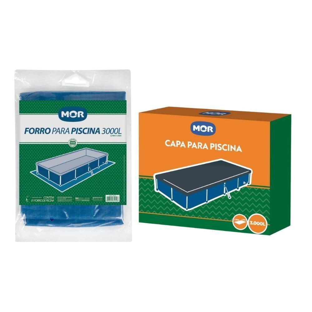 Capa E Forro Para Piscina 3000 Litros Mor - 4