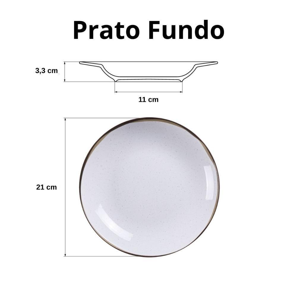 Jogo De Pratos 12 Peças Porcelana Canyon Tramontina - 3