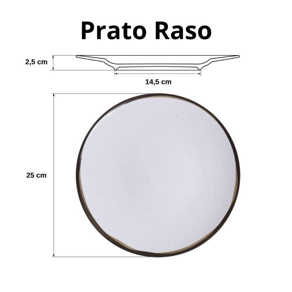 Jogo De Pratos 12 Peças Porcelana Canyon Tramontina - 4
