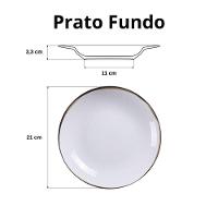 Jogo De Pratos 12 Peças Porcelana Canyon Tramontina - 3