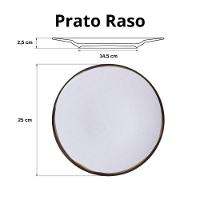 Jogo De Pratos 12 Peças Porcelana Canyon Tramontina