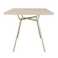 Mesa De Jantar Quadrada Soho 90cm Acácia Mel - Est.champ - 7