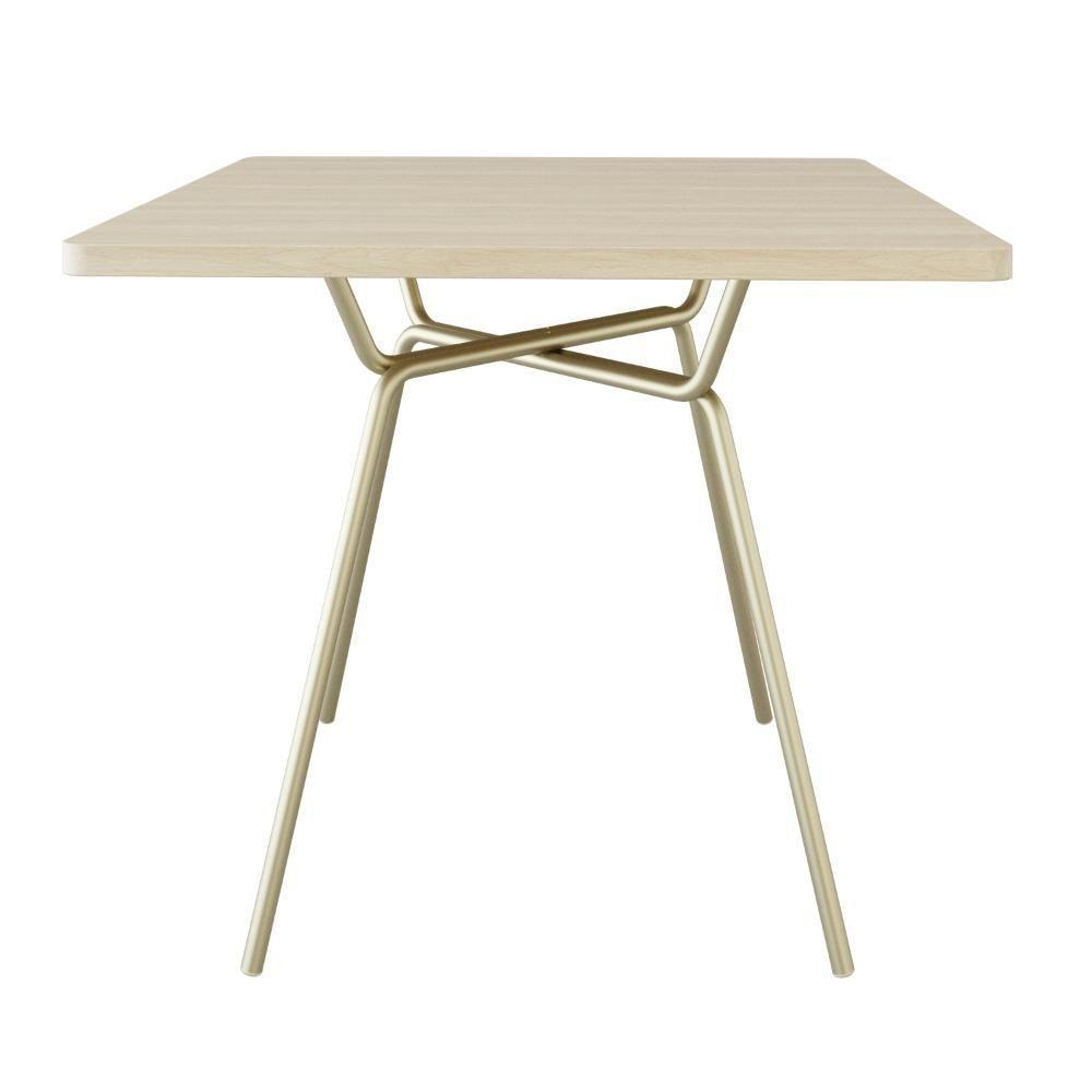 Mesa De Jantar Quadrada Soho 90cm Nogueira - Est.champ - 7