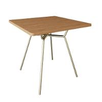 Mesa De Jantar Quadrada Soho 90cm Nogueira - Est.champ - 8