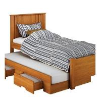 Cama Solteiro Milano Com Auxiliar Cinamomo - Leifer - 3