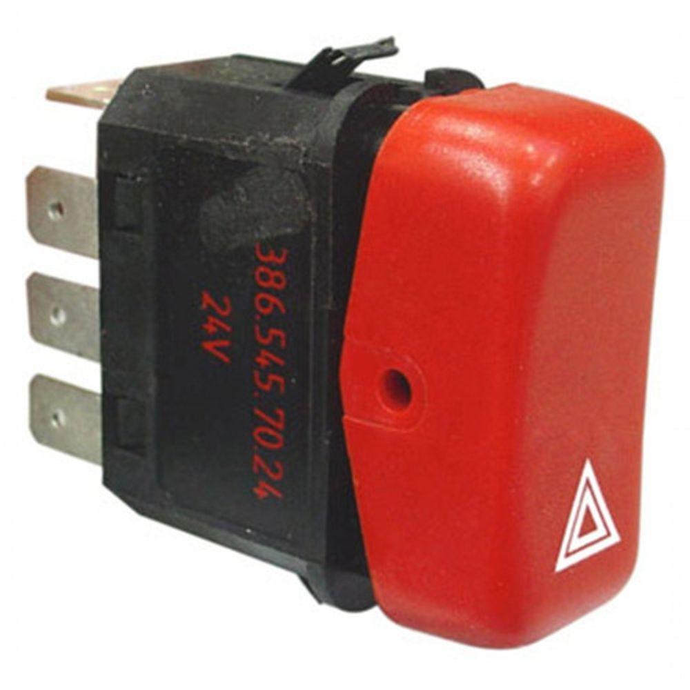 Interruptor Luz Emerg 24v Mercedes Caminhões E ônibus Ap 88 [f103] - 1