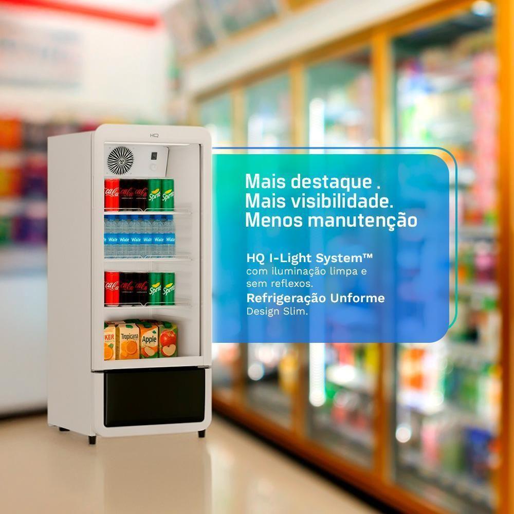 Expositor Refrigerador Vertical HQ 210 Litros Branco HQ-210ERVPVI 110V - 3