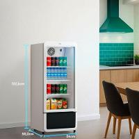 Expositor Refrigerador Vertical HQ 210 Litros Branco HQ-210ERVPVI 110V