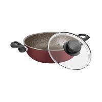 Fritadeira Multiuso Tramontina Paris Em Alumínio Antiaderente Vermelho Com Tampa De Vidro 24 Cm - 2