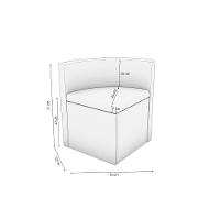 Conjunto Sala De Jantar Nira Kappesberg 4 Cadeiras Veludo Bege - 5