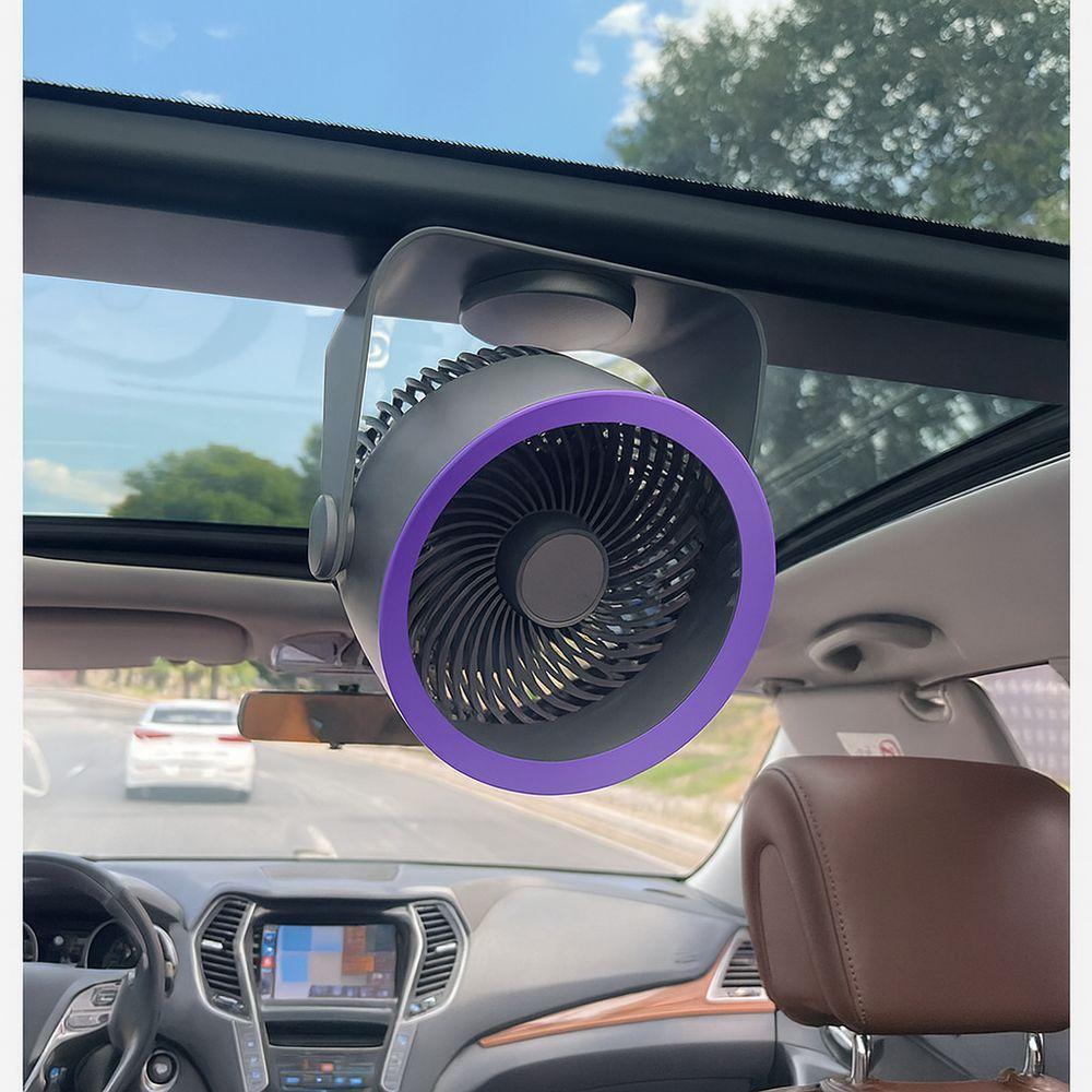 Ventilador De Mesa Super Silencioso Sem Fio Portátil - 3