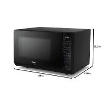 Micro-ondas 35L Preto MasterCook Midea MHP35P2 - 220V - 2