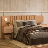 Cabeceira Casal/queen/king Extensível Ripada Olimpia Freijó - 1