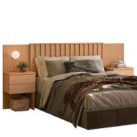 Cabeceira Casal/queen/king Extensível Ripada Olimpia Freijó - 2