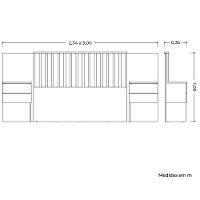 Cabeceira Casal/queen/king Extensível Ripada Olimpia Freijó - 6