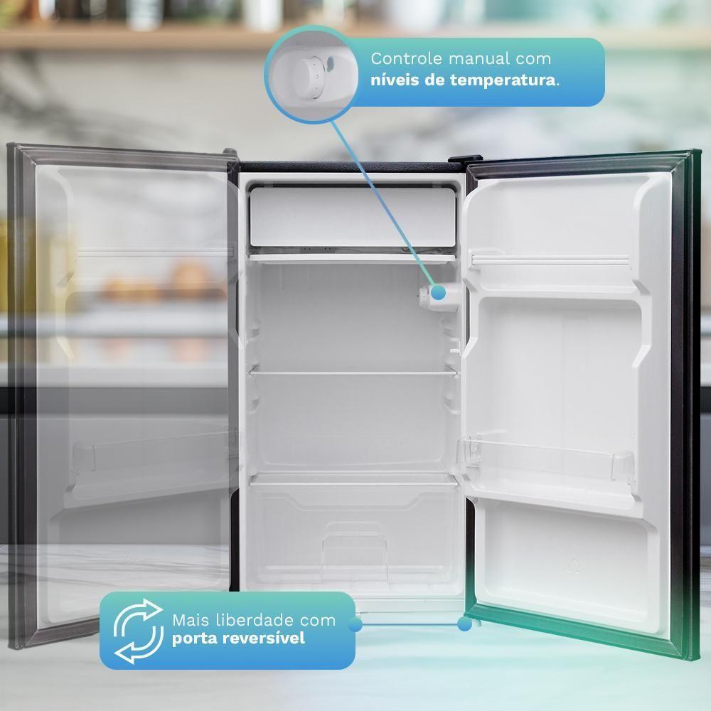 Frigobar HQ 95 Litros Preto HQ-95FB 220V - 9