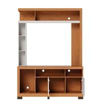 Estante Home Theater Elba Com Mesa De Centro Jeri Freijó Off White Matte E Aparador Riviera Freijó – Colibri - 3