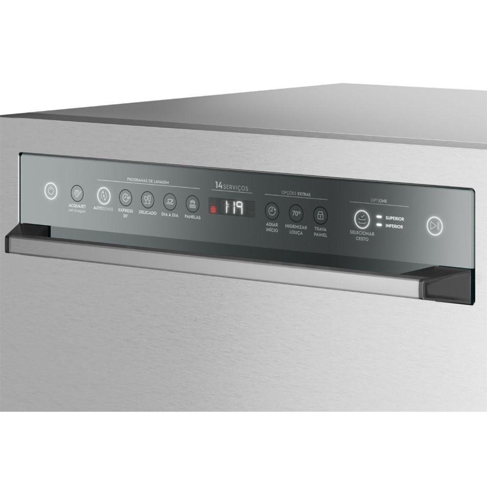 Lava-louças Electrolux LS14X 14 Serviços Home Pro Inox 24601LBC289 220V - 7