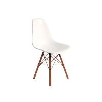 Conjunto 2 Cadeiras Eames Design Moderno Tubo De Ferro Cobre Assento Branco - 5