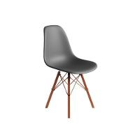 Conjunto 3 Cadeiras Eames Estilo Moderno Em Ferro Cobre Com Assento Cinza - 5