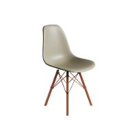 Cadeira Eames Estilo Moderno Em Ferro Cobre Com Assento Fendi - 4