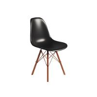 Cadeira Eames Tubo Ferro Cobre Assento Preto - 3