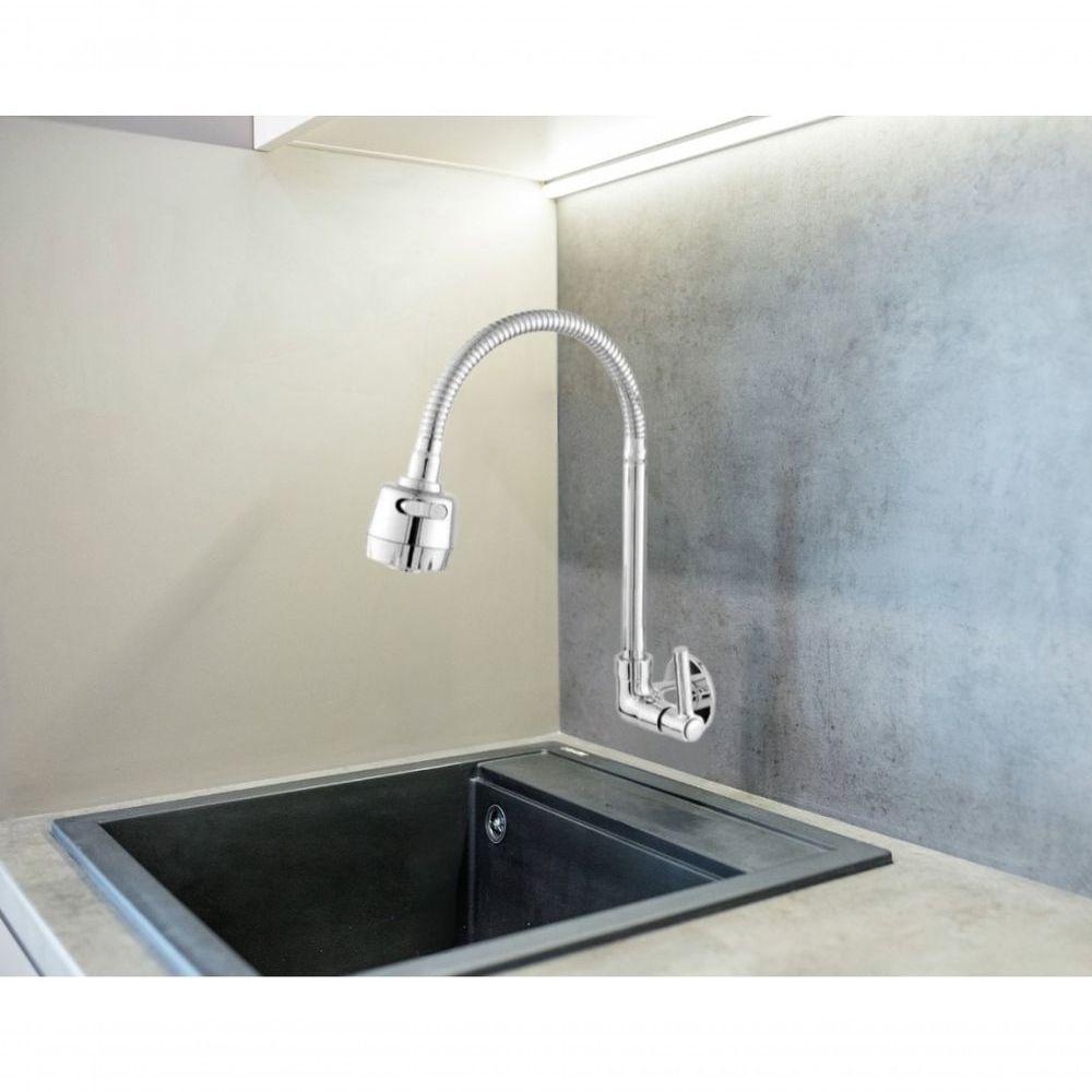 Torneira Gourmet Para Pia Cozinha Parede Luxo Sn03cr Snel Me - 2