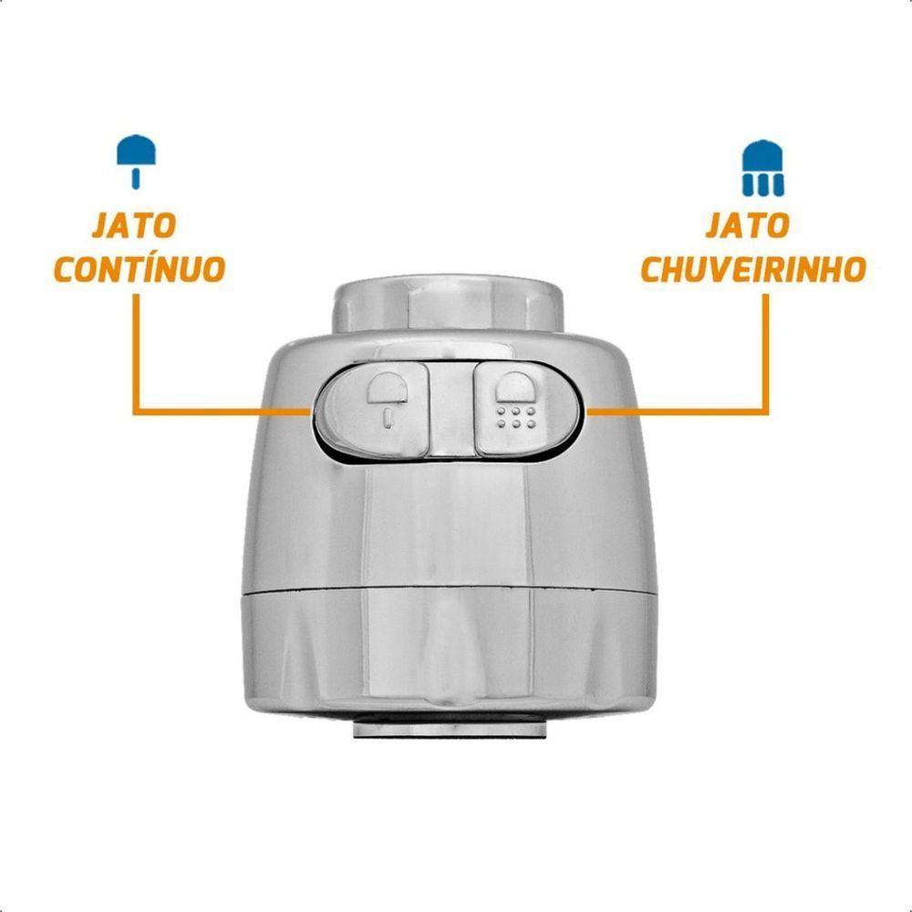 Torneira Gourmet Para Pia Cozinha Parede Luxo Sn03cr Snel Me - 4