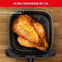 Fritadeira Sem Óleo Air Fryer Arno Mega Afm7 7,5l Preta 220V - 3