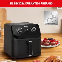 Fritadeira Sem Óleo Air Fryer Arno Mega Afm7 7,5l Preta 220V - 8