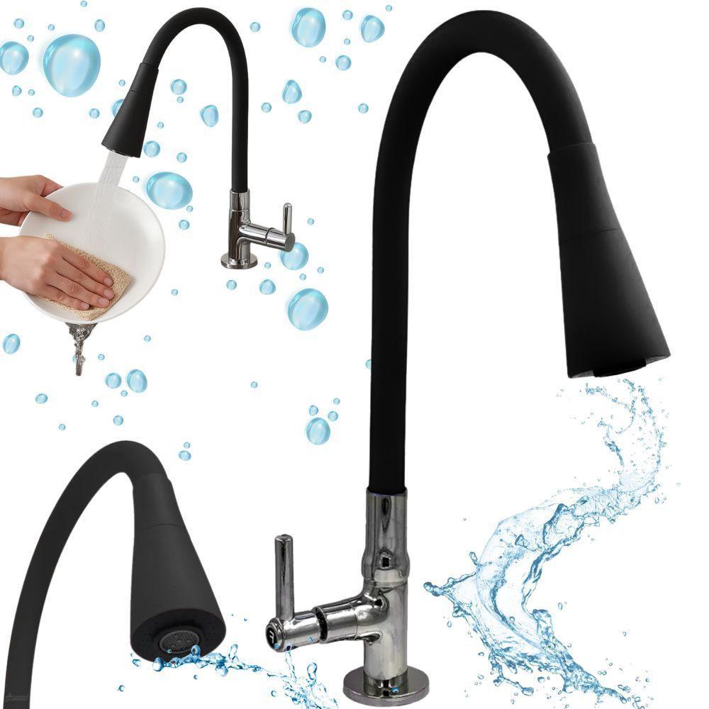 Torneira Gourmet Flexivel Silicone Com Ajuste De Jato Sn18 S - 4